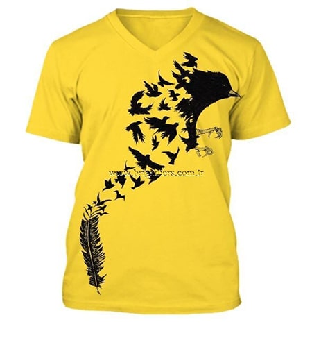 T-shirt V Neck (OT-2)